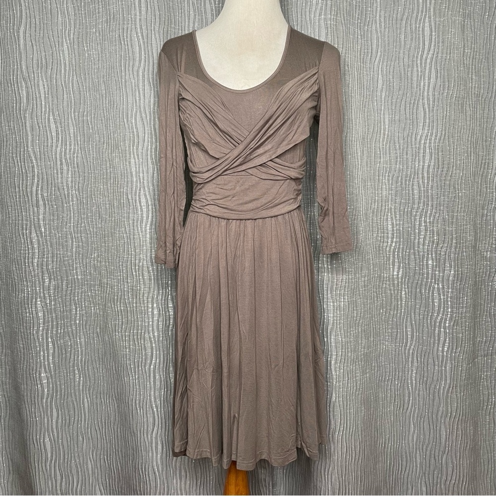Boston Proper soft Jersey Scoop neck dress